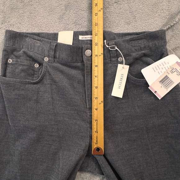 NWT Jones New York Sport Today Jean Women's‎ Gray Corduroy Straight Pants Size 6 - Picture 5 of 9